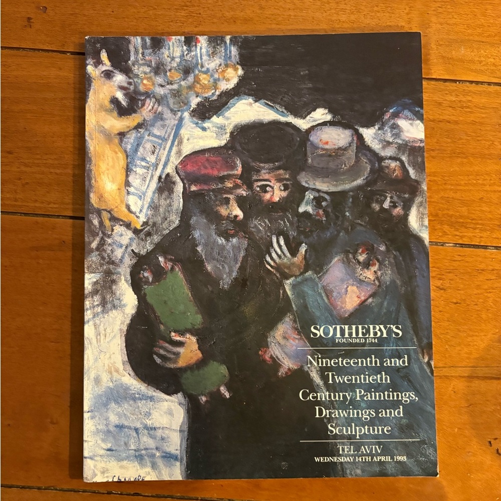 SOTHEBYS Auction Catalog: 19th and 20th Century Paintings, Drawings & Sculpture